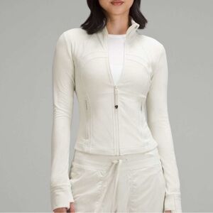 lululemon Cropped Define Jacket - Nulu fabric, color Bone/Ivory 4